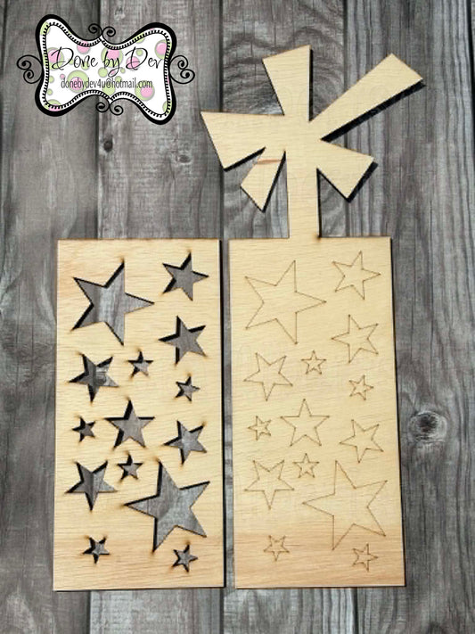 Firecracker with Stars - SVG Digital Download